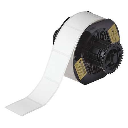 Brady Laboratory Label, White, Labels/Roll: 900 B33-258-7425