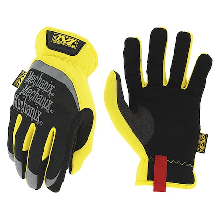 Mechanix Wear Mechanics Gloves, TrekDry Back, Shirred Slip-On, Yellow, 8 MFF-01-008