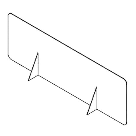 Usa Industrials Plastic Dividers w/Round Corners, PK12 BULK-PD-694