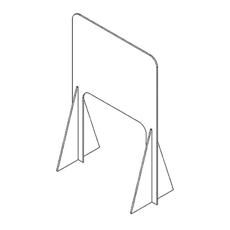 Usa Industrials Self-Supported Clear Plastic Dividers BULK-PD-660
