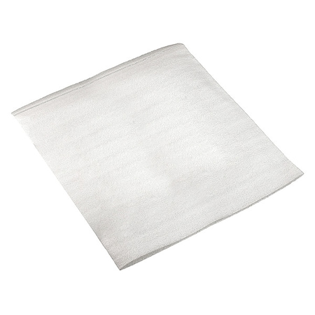 Zoro Select Foam Pouch, 1/8 in, 24x24 in, PK50 56KZ94