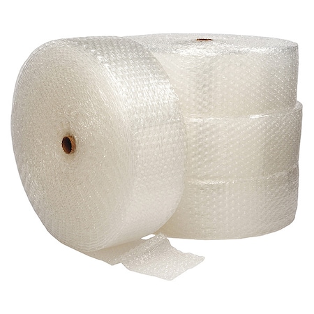 Zoro Select Bubble Roll, 1/2 in, Clear 56KZ98