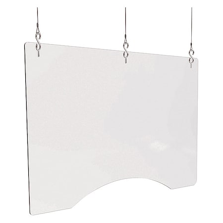 Deflecto Guard, Polycarbonate, Clear, PK2 PBCHPC3624