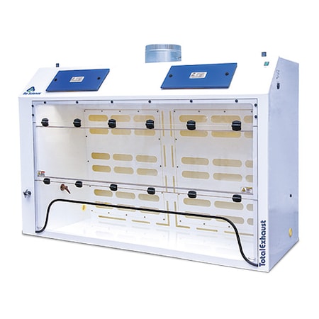 Air Science Fume Hood, 47" H, 72" L, White PTEFH-72-A