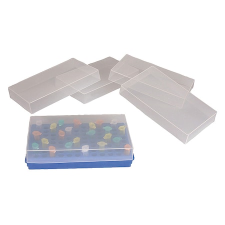 Cole Parmer Cover, Translucent, PP, 8" L, 1-1/16" H 0673611