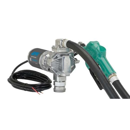 Gpi Fuel Transfer Pump, 12V DC, 20 gpm Max. Flow Rate , 3/8 HP, Cast Aluminum, 1 in NPT Inlet G20-012AD
