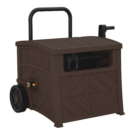 Suncast Garden Hose Reel, Cabinet, 12 in, Resin WST150J