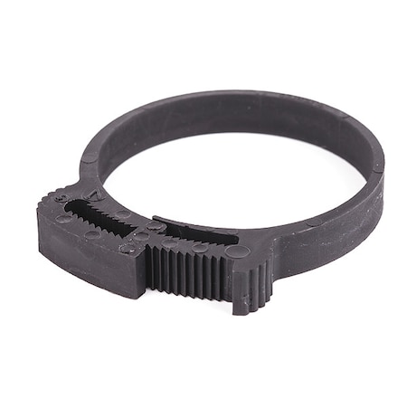 Zoro Select Snap-Hose Clamp, Black, 2.11"Max ID, PK25 HC-V-PA66-BK