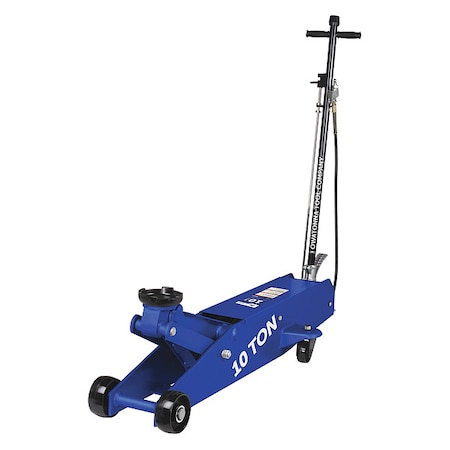 OTC 10 ton Air/Hydraulic Service Jack 22 in Max. Lifting H., 6 3/8 in Min. Lifting H HDJ10P