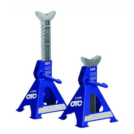 Otc Jack Stands, Steel, PR S03
