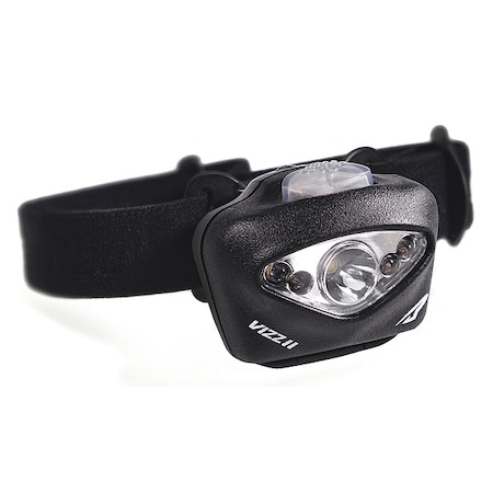 Princeton Tec Tactical Headlamp, Plastic, Black, 200lm VIZZ-II-MPLS