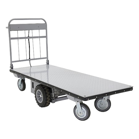 Vestil Electric Cart, 28" x 72", with No Sides EMHC-2872-1