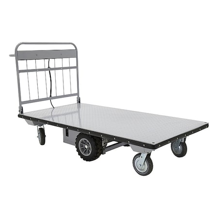 Vestil Electric Cart, 36" x 72", with No Sides EMHC-3672-1