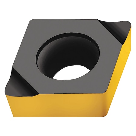 Walter Diamond Turning Insert, Positive, Neutral, CPGT, 1/64", TiAlN+TiN CPGT050204-X15 WXM15