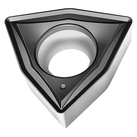 Walter Trigon Turning Insert, Positive, Right Hand, WCMT, 1/64", CarbideTiAlN+Al2O3+(Al) WCMT030204-E47 WSM20S