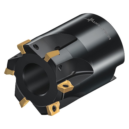 Walter Indexable Face Mill, 6 Inserts, 0.197 in Cut Depth M5130-032-B16-06-05