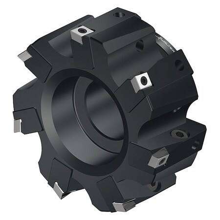 Walter Indexable Face Mill, 7 Inserts, 0.315 in Cut Depth F2010.B.100.Z07.08.R751M