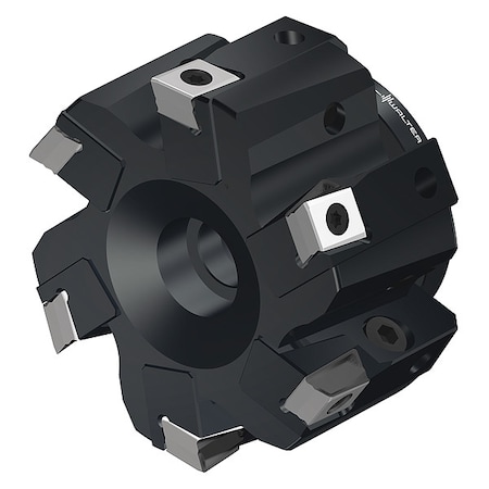 Walter Indexable Face Mill, 6 Inserts, 0.472 in Cut Depth F2010.B.080.Z06.12.R752M