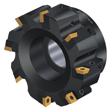 Walter Indexable Face Mill, 8 Inserts, 0.457 in Cut Depth F2010.B.125.Z08.08.R757M