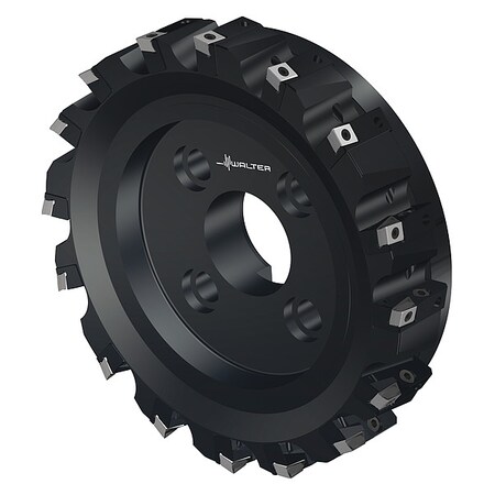 Walter Indexable Face Mill, 16 Inserts, 0.472 in Cut Depth F2010.B.250.Z16.12.R752M