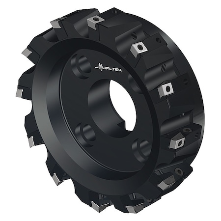 Walter Indexable Face Mill, 12 Inserts, 0.472 in Cut Depth F2010.B.200.Z12.12.R752M