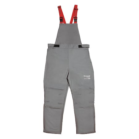 Salisbury Bib Overalls, 20 cal/sq cm ATPV, L, 30 in Inseam, Cotton/Nylon, Elastic ACB20RGL