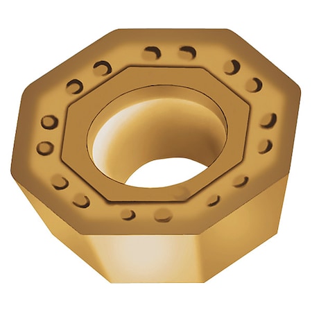 Walter Octagon Milling Insert, 1/2 in, ODHT, 1/32 in ODHT0504ZZN-F57 WKP35G