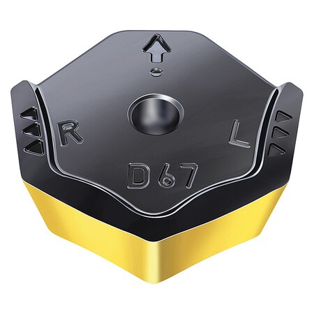 Walter Heptagon Milling Insert, 0.5710 in, XNHX, 1/32 in 6226051
