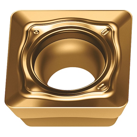 Walter Milling Insert, Square, Positive, 15  Degrees, SDMT, WSM35S SDMT09T308-D57 WSM35S