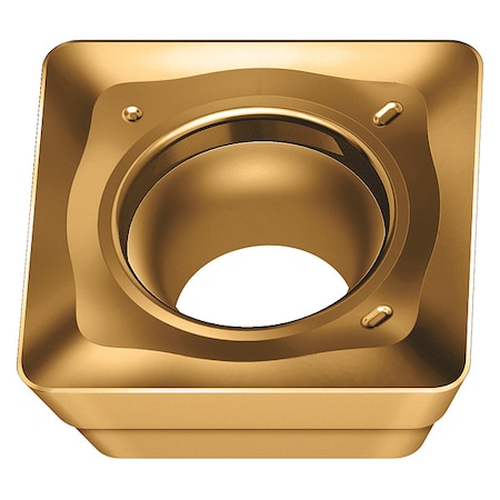 Walter Milling Insert, Square, Positive, 15  Degrees, SDMW, WKP35G SDMW120408-A57 WKP35G