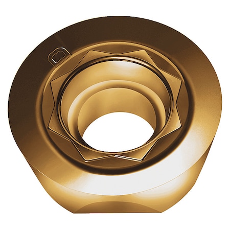 Walter Round Milling Insert, Round, 0.3940 in, ROMX, 0.1970 in ROMX10T3M0-D67 WSM45X