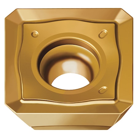 Walter Milling Insert, Square, Positive, 15  Degrees, SDMT, WAK15 SDMT1204AZN-D57 WAK15