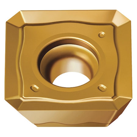 Walter Milling Insert, Square, Positive, 15  Degrees, SDGT, WAK15 SDGT09T3AZN-F57 WAK15