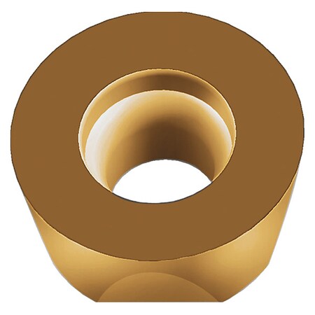 Walter Round Milling Insert, Round, 0.6300 in, ROHX, 0.3150 in 7347389