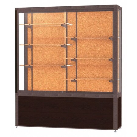 Waddell Display Display Case 60x66x16, Cork, Bronze 10405CK-BZ-W