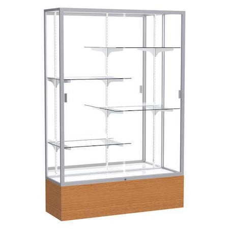 Ghent Floor Display Case 48x72x16, Mirror, Satin 2074MB-SN-MK