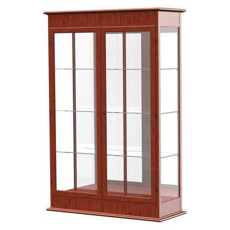 Waddell Display Floor Case 48x77x18, Hinged Door, Mirror 791K-MB-CHK