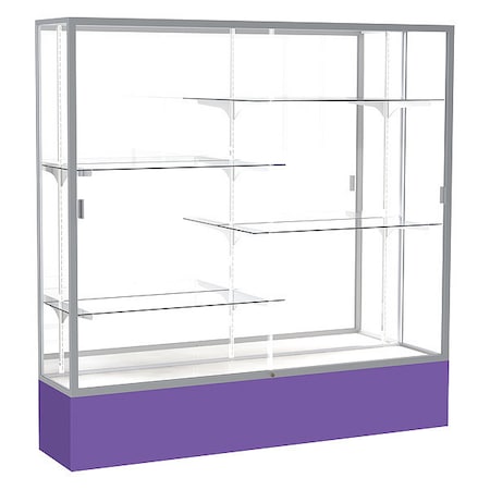 Ghent Spirit Floor Display Case 72x72x16, Mirror, Satin 376MB-SN-PE