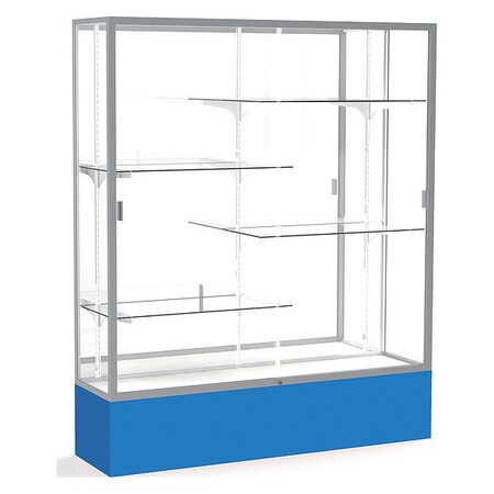 Ghent Spirit Floor Display Case 60x72x16, Mirror, Satin 375MB-SN-RY