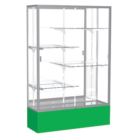 Ghent Spirit Floor Display Case 48x72x16, Mirror, Satin 374MB-SN-KG