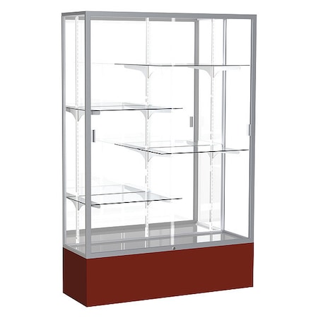 Ghent Spirit Floor Display Case 48x72x16, Mirror, Satin 374MB-SN-MN