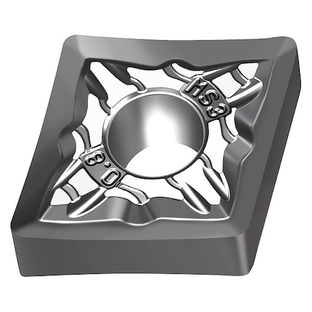 Walter Diamond Turning Insert, 4, CNMG, 2 CNMG120408-MS3 WSM30S