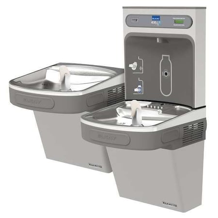 Elkay Indoor, Yes ADA, Drinking Fountain with Bottle Filler EZSTLG8WSLK