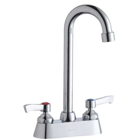 Elkay Mop Holder, Lever Handle, 4" Mount, 2 Hole Commercial LK406GN05L2