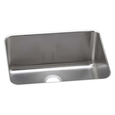 Elkay Sink, Undermount Mount, 0 Hole, 23" x 16.75", Lustrous Satin ELUH231710
