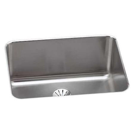 Elkay Sink, Undermount Mount, 0 Hole, 23" x 16.75", Lustrous Satin ELUH231710PD