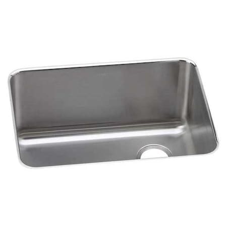 Elkay Sink, Undermount Mount, 0 Hole, 23" x 16.75", Lustrous Satin ELUH231710R