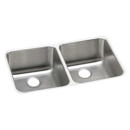Elkay Sink SS 2 Bowl, Undermount ELUH311810R