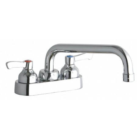 Elkay Faucet Deck 8In Spout, Handle 2In Handle LK406TS08L2