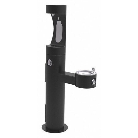 Elkay Bottle Filling Station Outdoor Black LK4420BF1UBLK